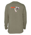 Olive Red Head Long Sleeve