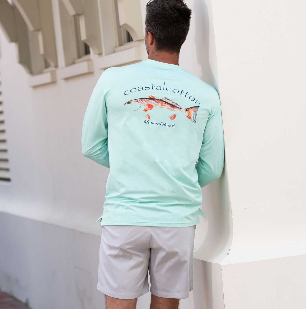 Bay Green Redfish Performance Tee