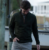 Forest Green French Terry Quarter Zip