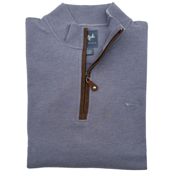 Deep Water Blue Quarter Zip