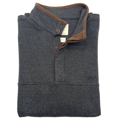 Graphite Oxford Herringbone Pull Over