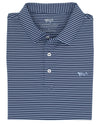 Bay Blue Stripe Polo