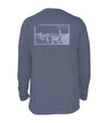 Dockside Long Sleeve Stone Blue