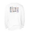  White Fly Box Long Sleeve Tee