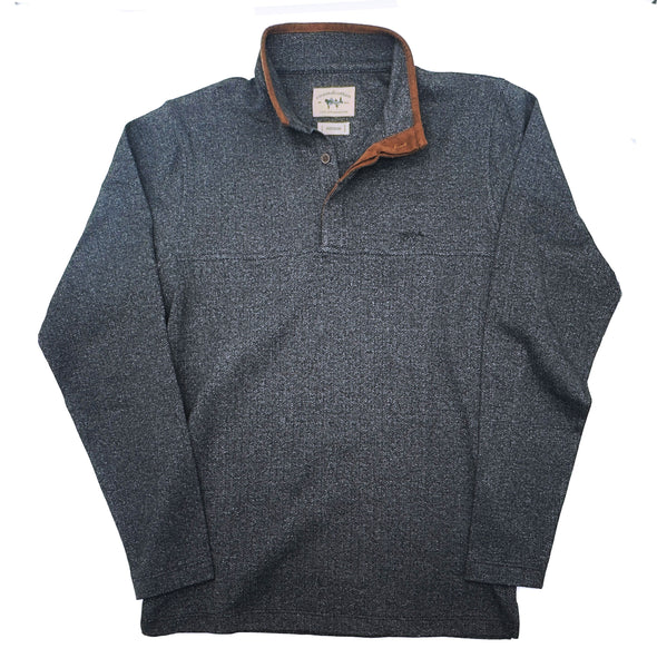 Oxford Herringbone Pull Over Graphite