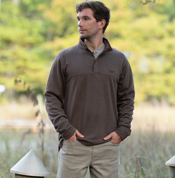 Oxford Herringbone Pull Over