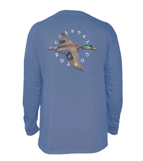 Wake Blue Mallard Long Sleeve Tee