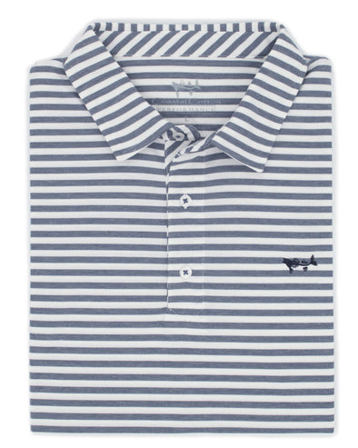 Stripe Performance Polo