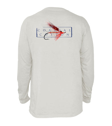 Beige Red Fly Long Sleeve Tee