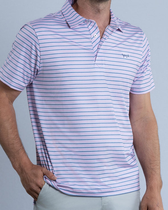 Snapper Blue Performance Polo