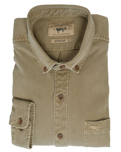 Stretch Corduroy Sport Shirt