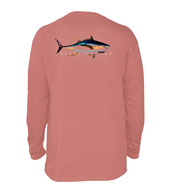 Neon Tuna Long Sleeve Crimson