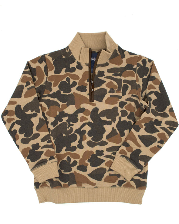 Camo Youth Quarter Zip