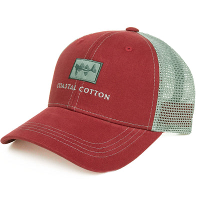 Coastal Cotton Clothing -  - Crimson Structured Trucker