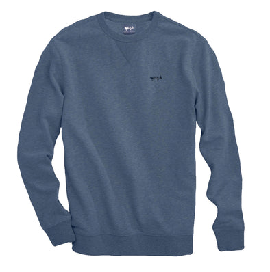 Stone Blue Crew Neck Sweatshirt