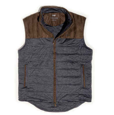 Charcoal Full Zip Vest